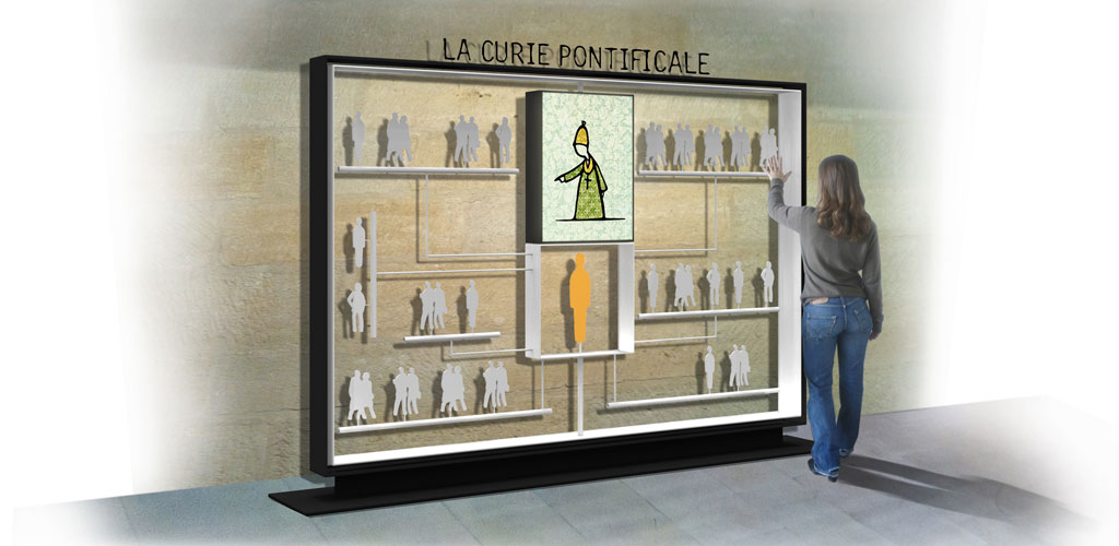 Portique de la curie pontificale