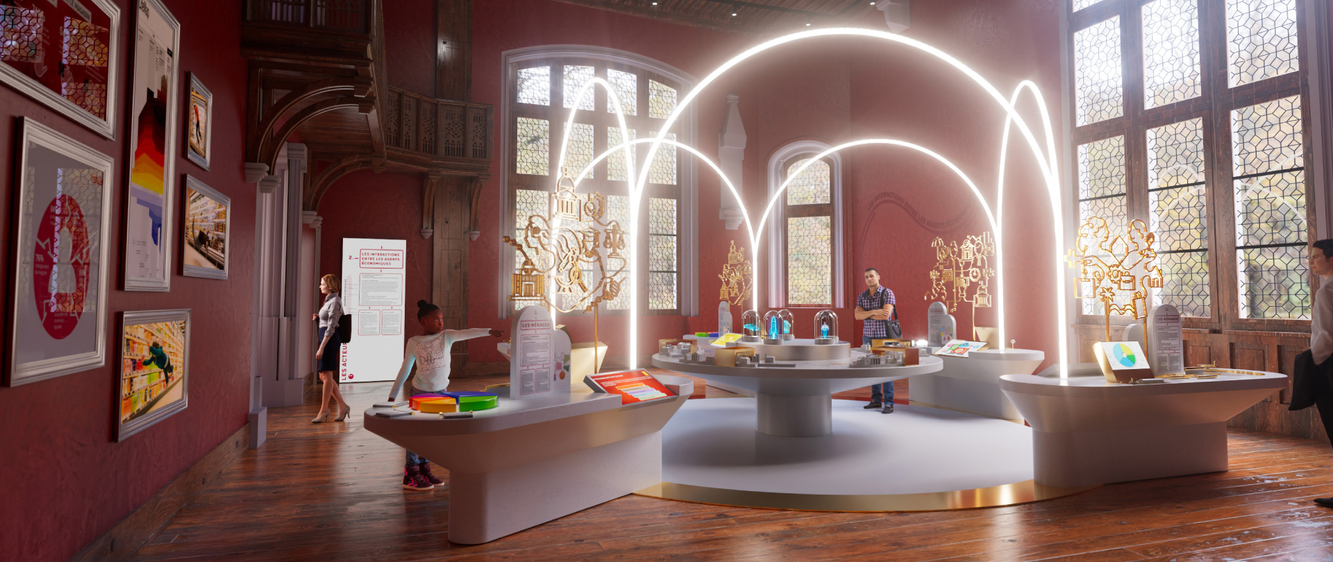 axonométrie de la Cité des enfants