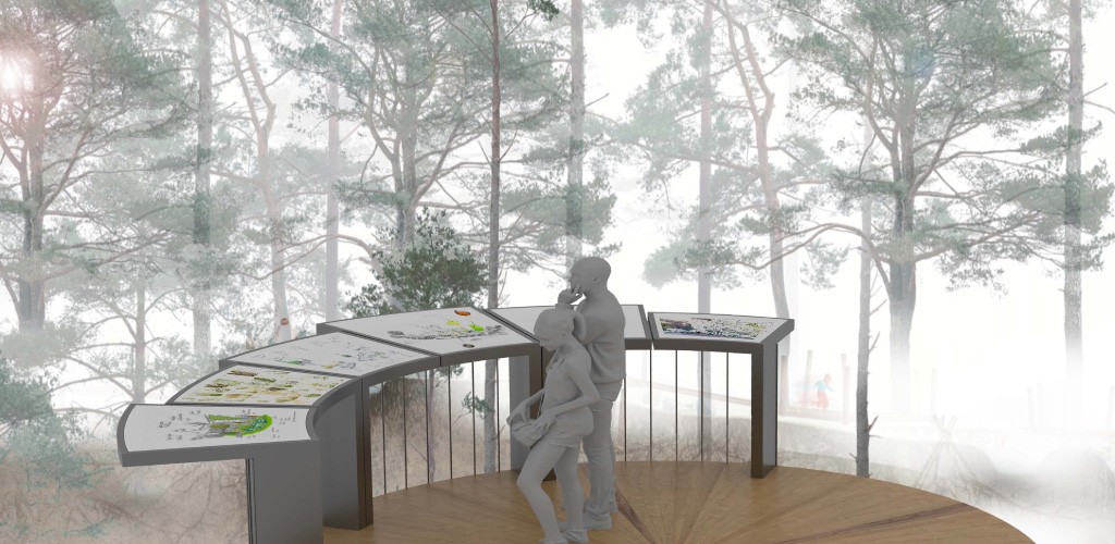 axonométrie de la Cité des enfants