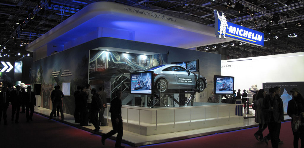 Mondial de l’auto de Paris, simulateurs de conduite Michelin